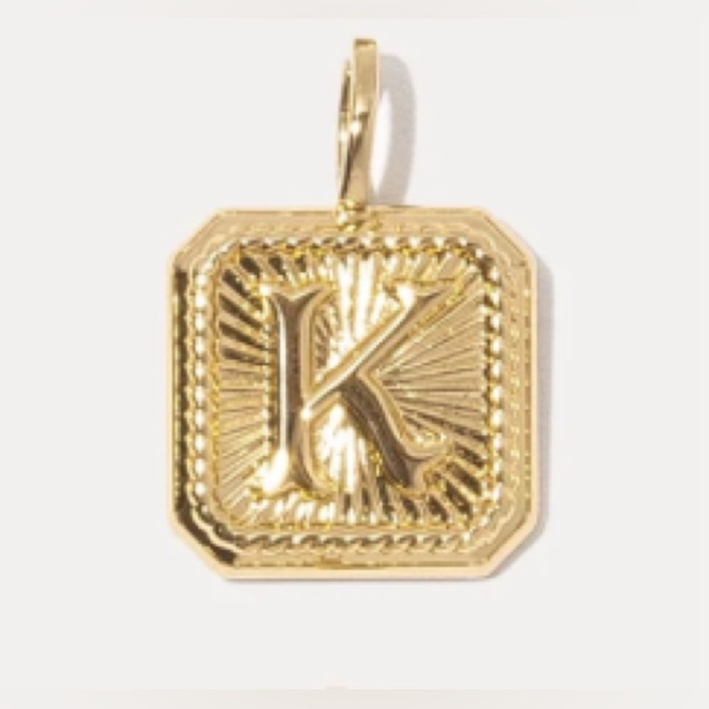 Miranda Frye Gold K Initial Charm